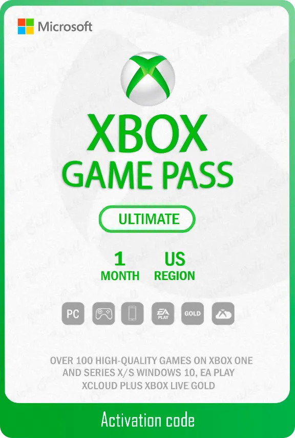 🔑Xbox Game Pass ULTIMATE 1 Месяц US