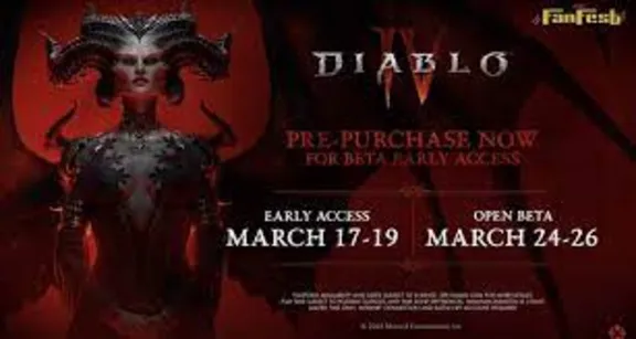 🔥Diablo IV Бета Ранний Доступ PC/PS4/PS5/XBOX 🔑 Ключ