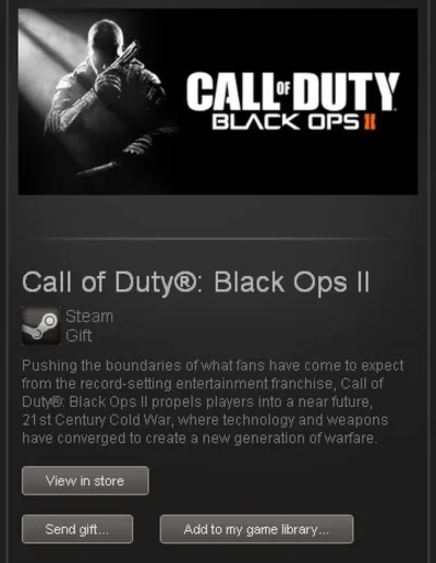 zzzz_Call of Duty Black Ops II - STEAM Gift / ROW