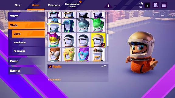 Worms Rumble - Spaceworm and Alien Double Pack ⚡️AUTO