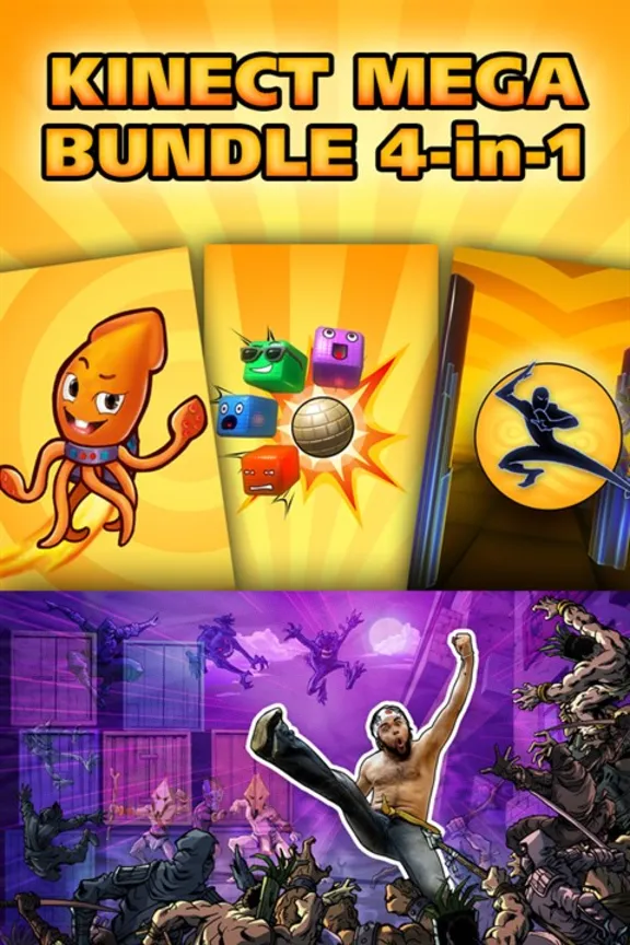 Мегапакет для Kinect: Четыре в одном Xbox активация