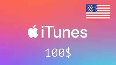 iTunes 🔥 Gift Card - 100$ 🇺🇸(USA) [Без комиссии]