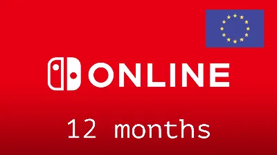 ✅Nintendo Switch Online🔥Gift Card-12 месяцев🇪🇺(EU)