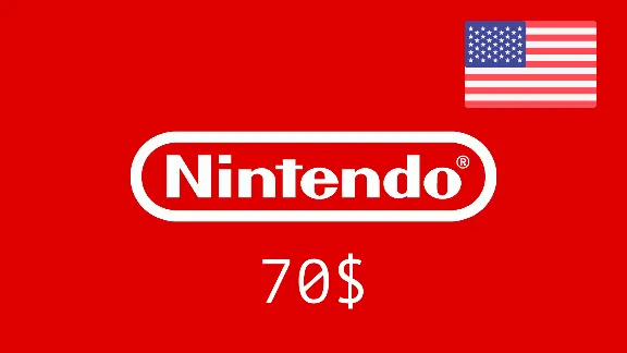 ✅Nintendo🔥Gift Card -  70$ 🇺🇸 (USA) [Оплата картой]