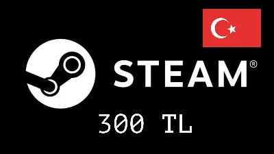 ⚡️Steam 300 TL (Турция) 💣  Gift Card [Без комиссии]