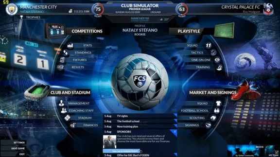 Football Club Simulator - FCS NS#19 STEAM Ключ GLOBAL