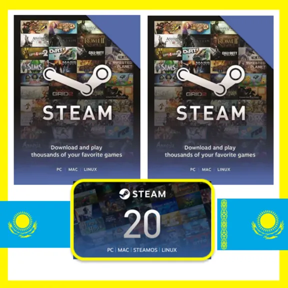 СТИМ КАРТЫ 🇰🇿 КАЗАХСТАН STEAM KZ КОД ПОПОЛНЕНИЯ | ПОПОЛНИТЬ СТИМ ТЕНГЕ КЗ