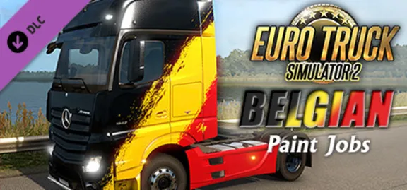 Euro Truck Simulator 2 - Belgian Paint Jobs Pack DLC 🚀