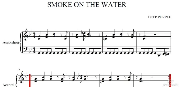 Smoke on the water (Deep Purple)