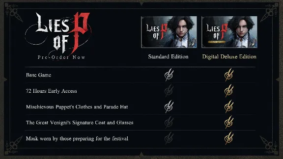 ✨✨❤️LIES OF P - DELUXE EDITION❤️ | ✅STEAM✅