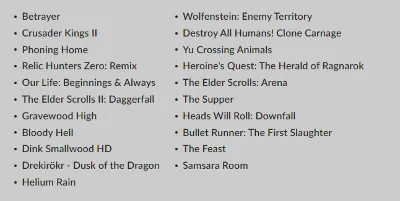 GOG.COM Ultimate old games bundle (Region free)