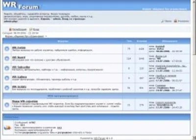 Скрипт форума на php WR-Forum-v-2.2.2 [февраль 2019 г.]
