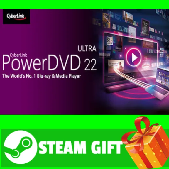⭐️ALL COUNTRIES⭐️ CyberLink PowerDVD 22 Ultra STEAM GIF