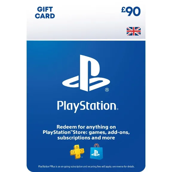 🎁 PSN UK карта пополнения на 90 GBP (UK) 🔥