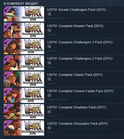 USFIV: All-in 2011 Costume Pack (Steam Gift RU)