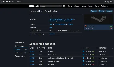 Classic Adventure Pack 5 in 1 Steam Gift RU+CIS Tradabl