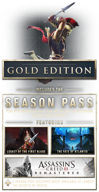 ✅Assassin&acute;s Creed Odyssey Gold Edition⭐Ubisoft Connect⭐