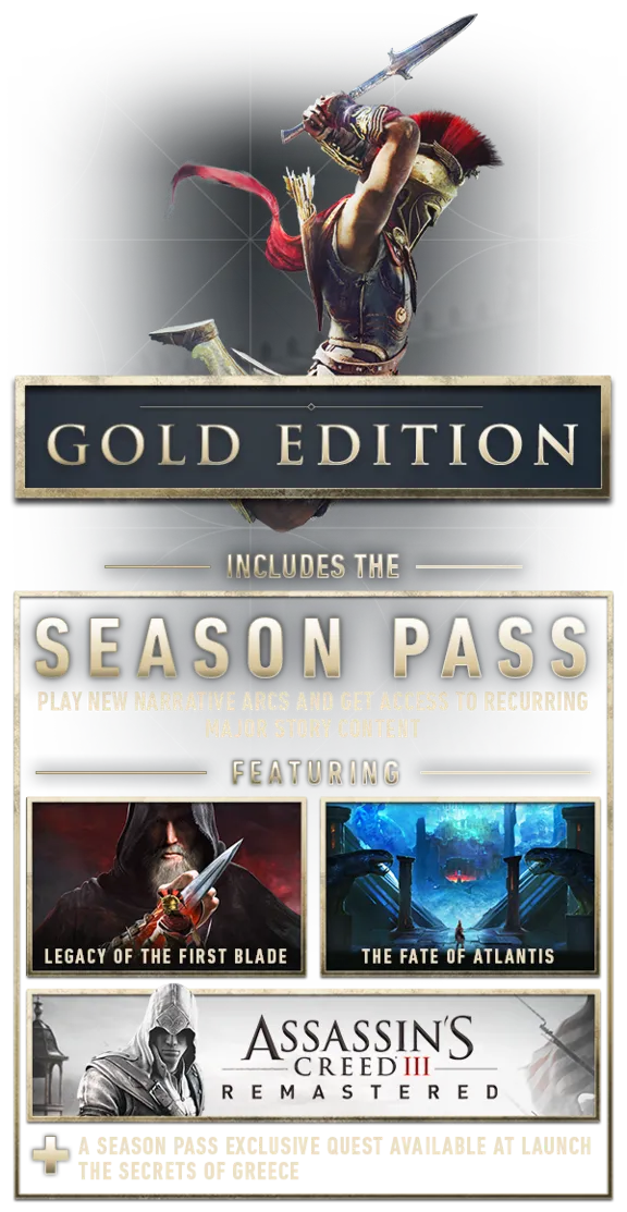 ✅Assassin&acute;s Creed Odyssey Gold Edition⭐Ubisoft Connect⭐