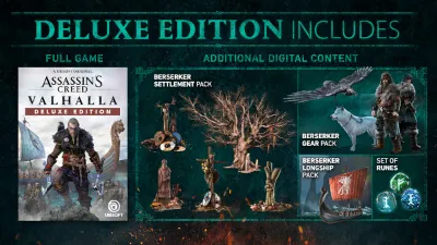 ✅Assassin&acute;s Creed Valhalla Deluxe Edition ⭐Ubisoft\Key⭐