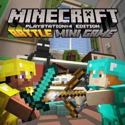 Minecraft: набор карт «Битва 4» PS4 ПСН PLAYSTATION