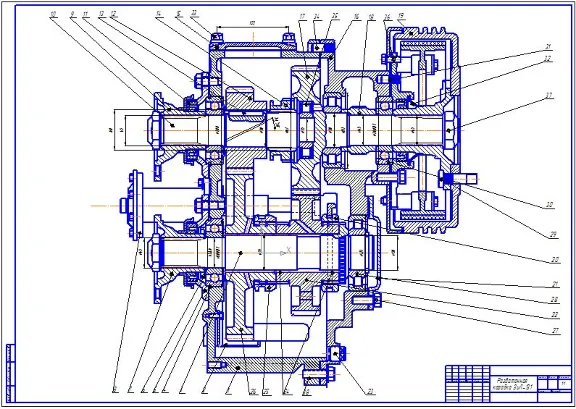 Plans Transfer box ZIL-131