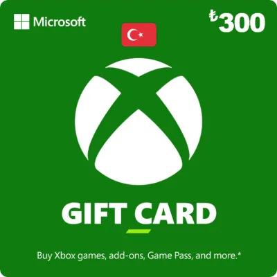 Карта Xbox Live на 300 турецких лир