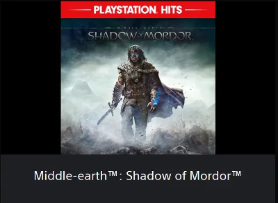 💥Middle-eart: Shadow of Mordor 🔵PS4 / PS5 🔴ТR🔴