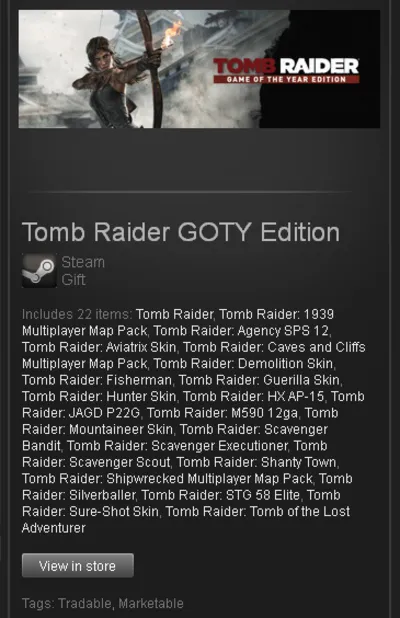 Tomb Raider GOTY Edition - STEAM Gift / GLOBAL / ROW