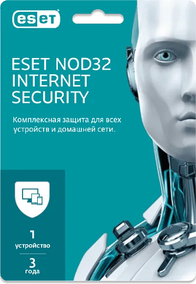 ESET NOD32 Internet Security 3 YEAR 1 PC | НОД32