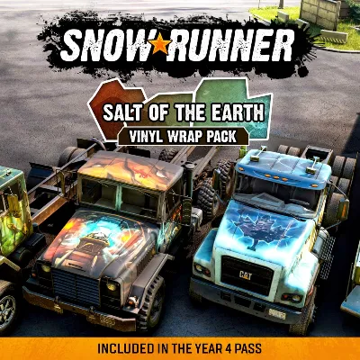 ✅SnowRunner – Salt of the Earth Vinyl Wrap Pack✅PS4✅PS5