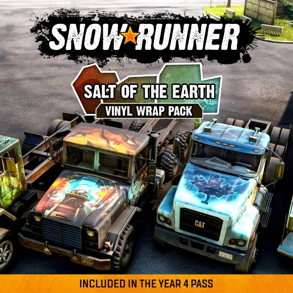 ✅SnowRunner – Salt of the Earth Vinyl Wrap Pack✅PS4✅PS5