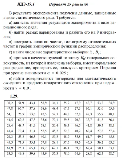 Ответы на ИДЗ 19.1 вариант 29 Рябушко часть 4