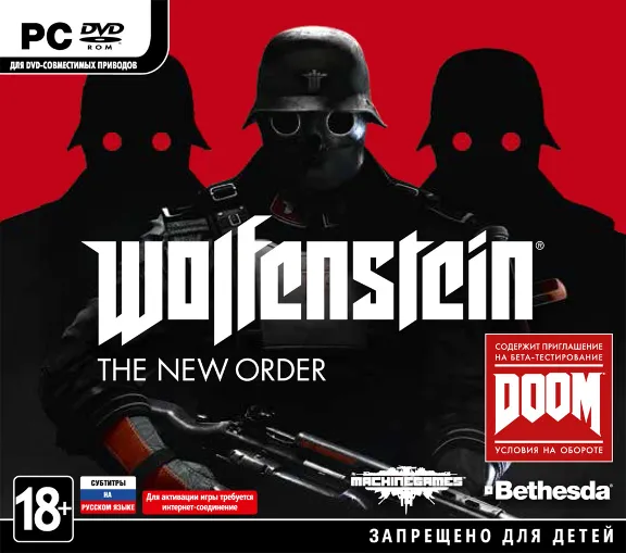 👻Wolfenstein: The New Order   (Steam/Русский)