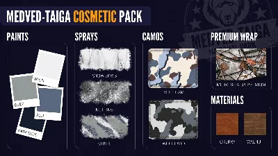 ✅theHunter: Call of the Wild Medved-Taiga Cosmetic Pack