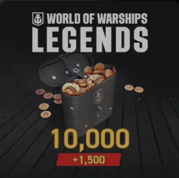 💥WORLD OF WARSHIPS: LEGENDS- Doubloons 🔵PS4/PS5🔴TR🔴