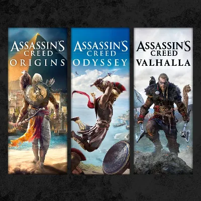 Assassin&acute;s Creed Trilogy: Origins + Odyssey + Valhalla