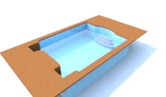3D модели бассейна (8 шт)