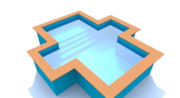 3D модели бассейна (8 шт)