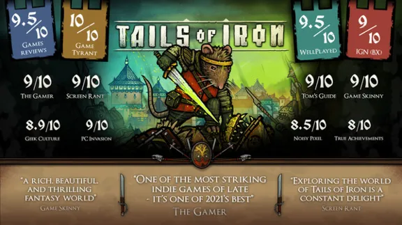 ⚡️Tails of Iron | АВТОДОСТАВКА [Россия Steam Gift]