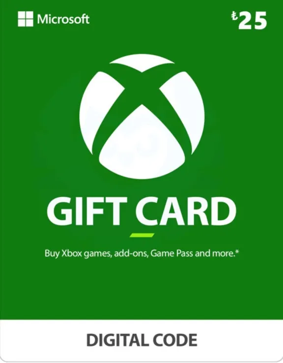 🟥 25 TRY / TL / ЛИР КАРТА ПОПОЛНЕНИЯ 🔑💸 XBOX