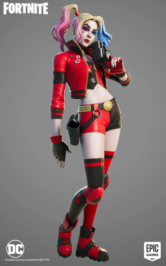 🔑Fortnite - Rebirth Harley Quinn Skin (DLC) Epic Key🔑
