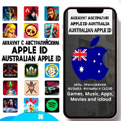 APPLE ID ЛИЧНЫЙ АВСТРАЛИЯ АВСТРАЛИЙСКИЙ AppStore iPhone