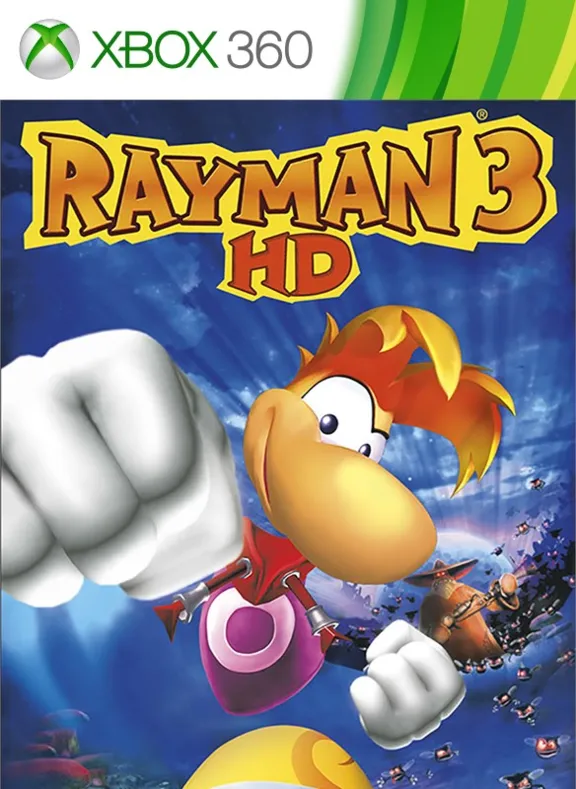 08 XBOX 360 | Rayman Origins + Rayman 3 HD + Rayman Legends
