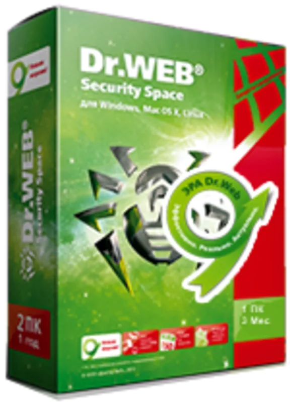 Dr.Web Sec. Space Pro 1 ПК 3 месяца + Mobile 200% рабоч