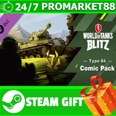 ⭐️ World of Tanks Blitz Type 64 Comic Pack STEAM