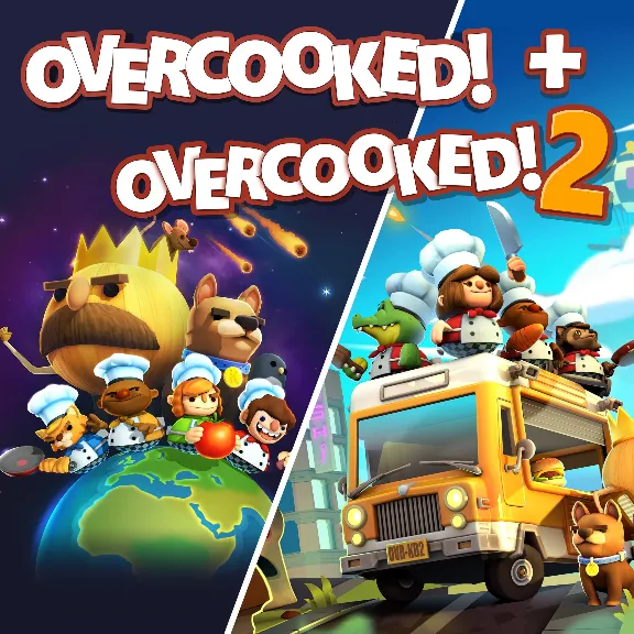 Overcooked! + Overcooked! 2 PS4 ПСН PLAYSTATION