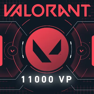 11000 VALORANT Points (1500 бонус + 9500) ПСН