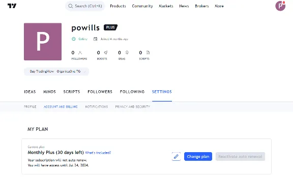 🟢 TradingView PLUS • Original 🌐 30 days 🟢 ANTIBAN