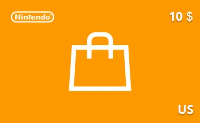 Подарочная карта Nintendo eShop 10 долл. US-регион