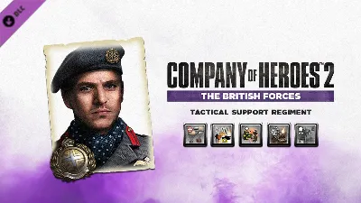 ✅CoH 2 British Commander Tactical Support Regiment⭐Стим
